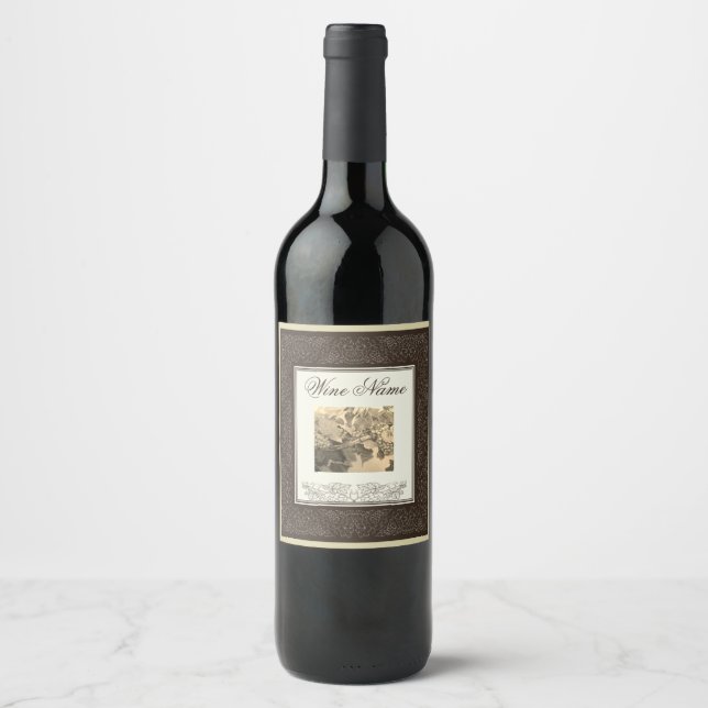 Cabernet Sauvignon Altes Weinetikett (Vorderseite)