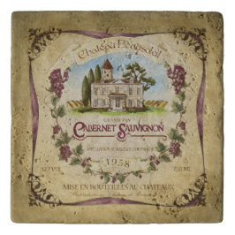 Cabernet-Sauvignon Wein Trivet Fliese Töpfeuntersetzer