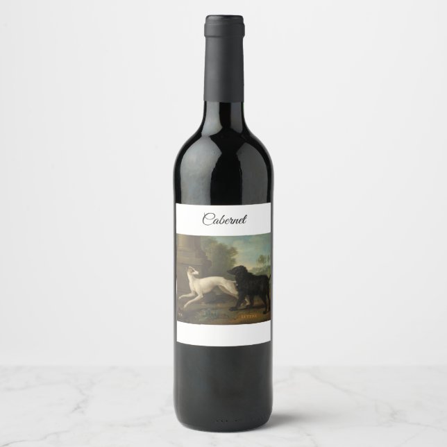 Cabernet Wine Bottle Labels Weinetikett (Vorderseite)