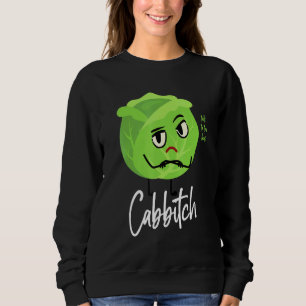 Cabhisti spricht mit den leaf gesunden Cabbages Sweatshirt