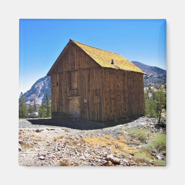 Cabin at Bennettville, Tioga Pass, CA Magnet (Vorne)