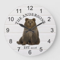 Cabin Bears Forest wood Personalized Mountain  