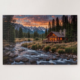 Cabin Beside a River