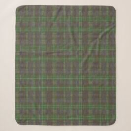 Cabin Forest Green Karo Sherpadecke