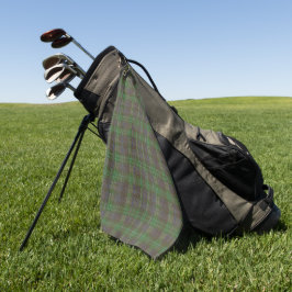 Cabin Forest Green Tartan Golfhandtuch