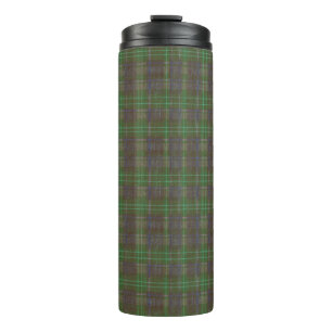 Cabin Forest Green Tartan Thermosbecher