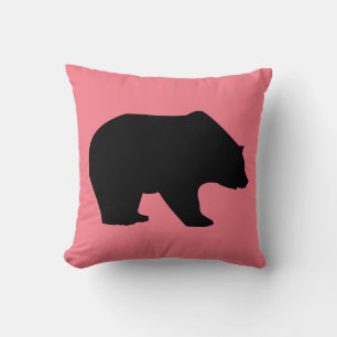 CABIN LODGE DECOR PILLOWS GRIZZLY BÄDER KISSEN