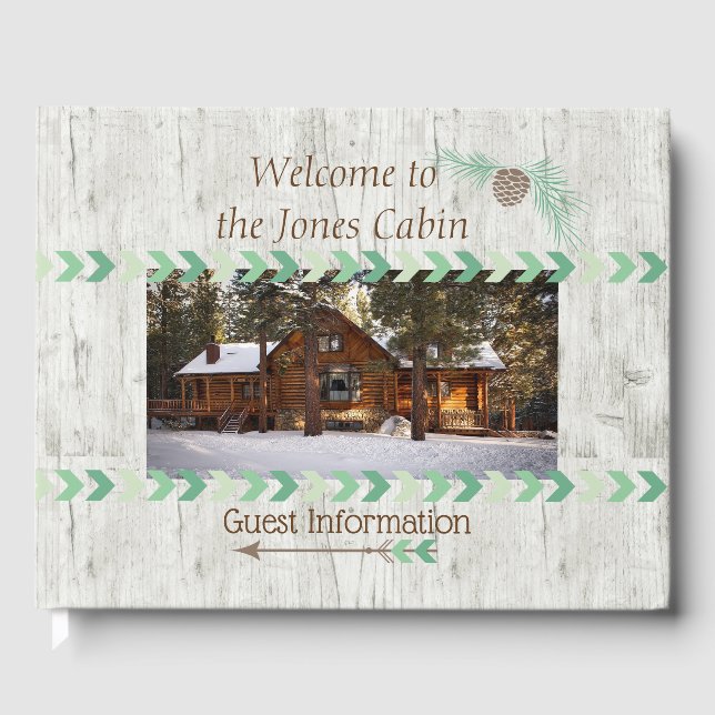Cabin Mountain Property Rental Ferien Gästebuch (Vorderseite)