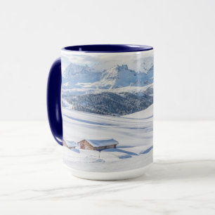 Cabin Retreat Snowscape   Dolomiten Tasse