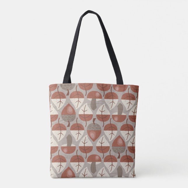 Cabincore Autumnal Stripes Tasche (Rückseite)