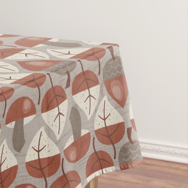 Cabincore Autumnal Stripes Tischdecke (Beispiel)