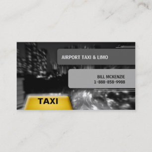 Cabine 2 de carte de visite de taxi