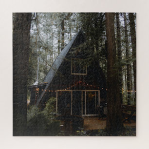 Cabine A-FRAME EN BOIS JIGSAW PUZZLE