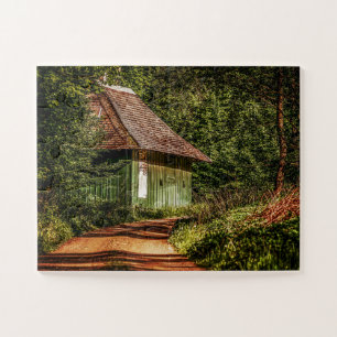 CABINE DANS LE PUZZLE DE JIGSAW