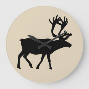 CABINE DÉCOR RÉINDEER HORLOGE