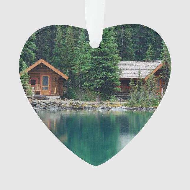 Cabine Lakeside Photo Datée Personnalisée (devant)