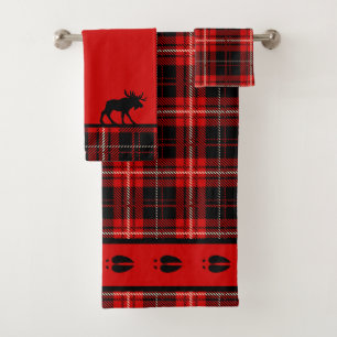 Cabine Moose Red et Black Plaid