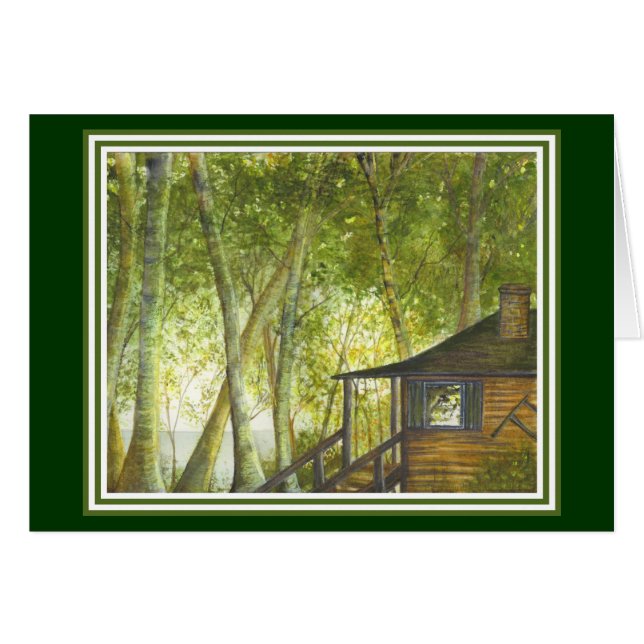 Cabine par la carte de lac par Brigid O'Neill (Devant horizontal)