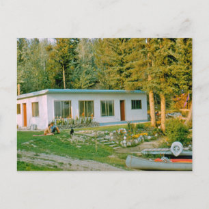 Cabine sur Bednesti Lake 1961 Carte postale