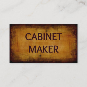 Cabinet Maker Business Card Visitenkarte