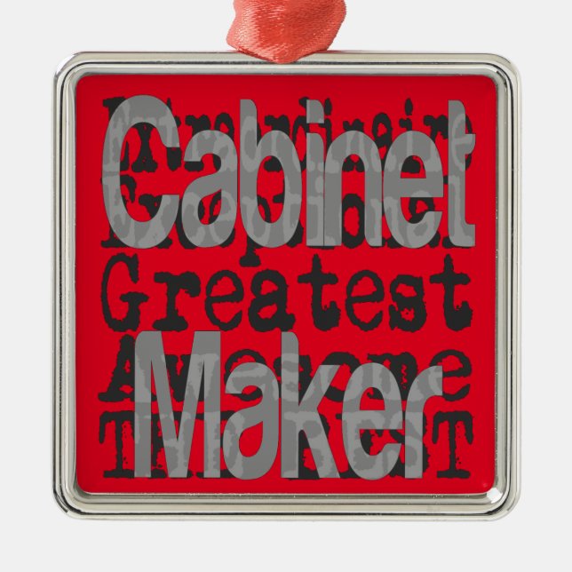 Cabinet Maker Extraordinaire Ornament Aus Metall (Vorne)
