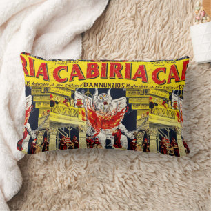 Cabiria Old Movie Poster Image Throw Kissen