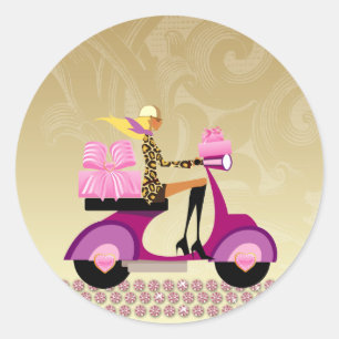 Câble Boulangerie Scooter Girls Stickers