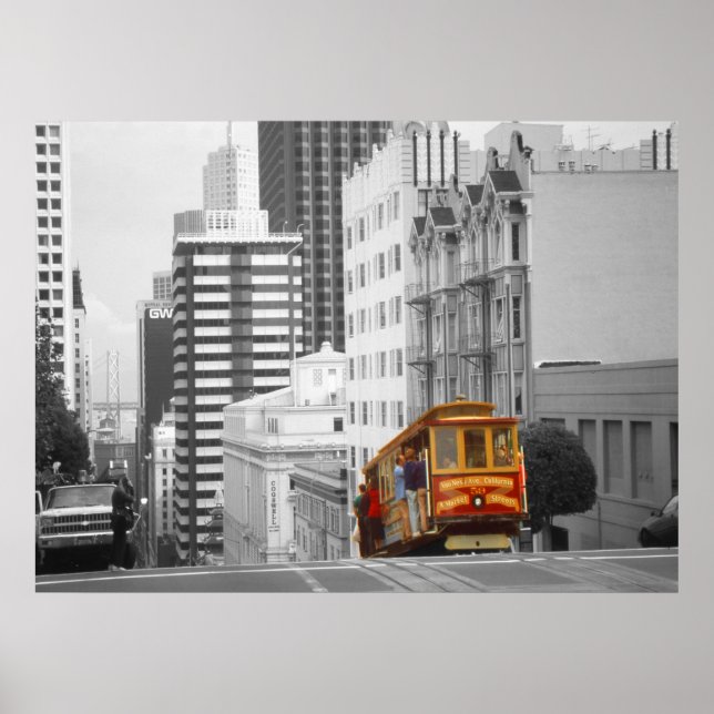 Cable Car San Francisco - Foto Highlight Poster (Vorne)