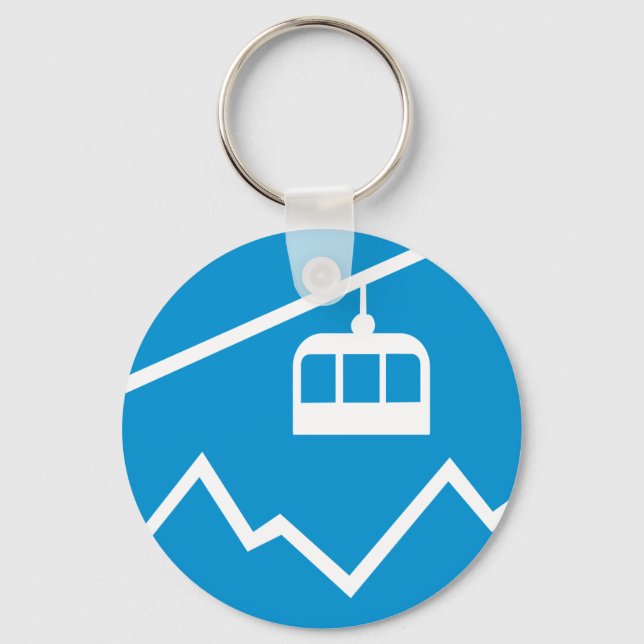 Cable Car Schlüsselanhänger (Vorderseite)