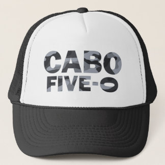 Cabo 50 Camouflagefernlastfahrer Truckerkappe