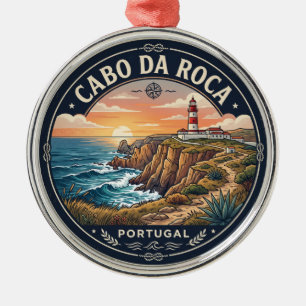 Cabo da Roca Portugal Ornament Aus Metall