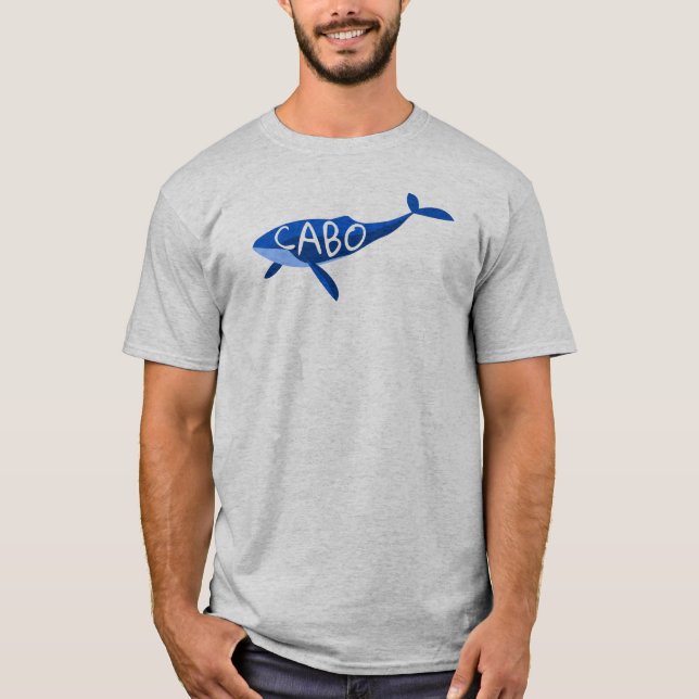 Cabo Mexico Whale T-Shirt (Vorderseite)