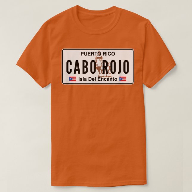CABO ROJO PUERTO RICO PUERTO RICAN PRIDE BORICUA  T-Shirt (Design vorne)