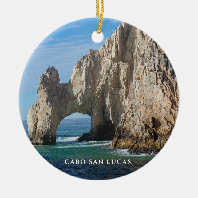 Cabo San Lucas | Arch am Ende des Landes | Mexiko- Keramik Ornament (Vorne)