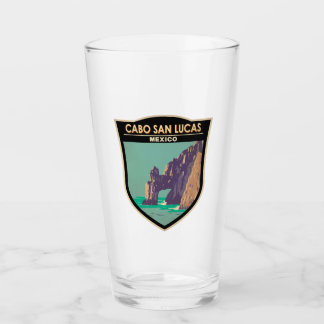 Cabo San Lucas Arch Mexico Retro Distressiver Krei Glas