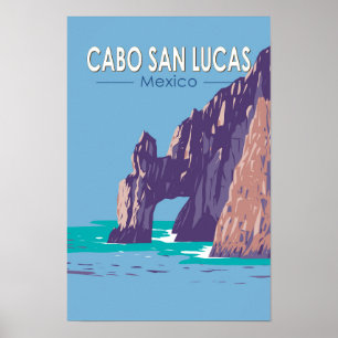 Cabo San Lucas Arch Mexiko Kunst, Dichtung und Mus Poster