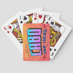 Cabo San Lucas Baja Mexiko Poker Spielkarten