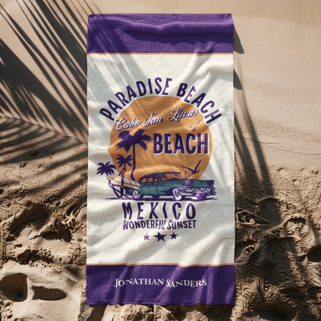 Cabo San Lucas Beach Mexico | Tropical Beach Strandtuch (Von Creator hochgeladen)