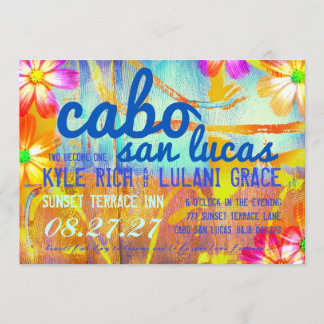 CABO SAN LUCAS Bestimmungsort-Einladung Einladung