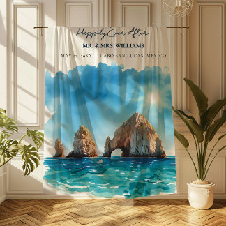 Cabo San Lucas Blaue Wasserfarbe Glücklich bis ans Fleecedecke