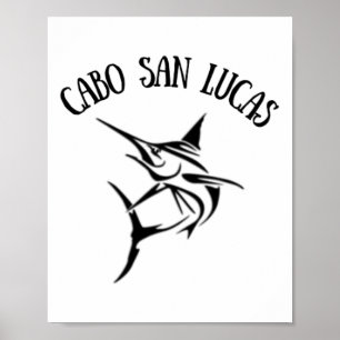 Cabo San Lucas Hochseeangeln Springender Marlin So Poster