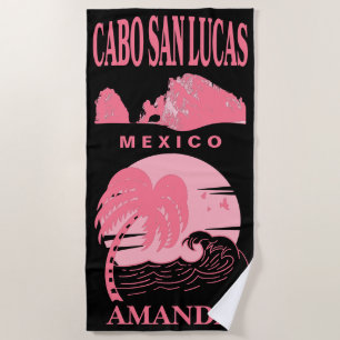 Cabo San Lucas Junggeselinnen-Abschied Custom Vaca Strandtuch