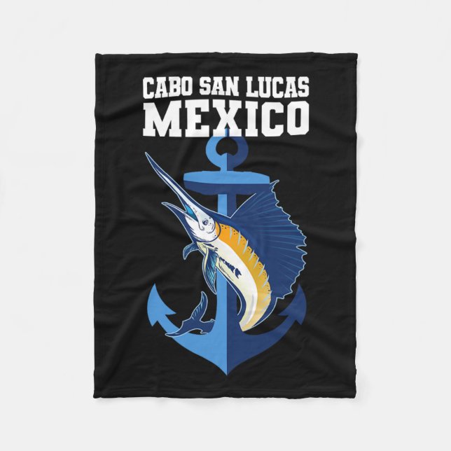 Cabo San Lucas Marlin Angelo Fleecedecke (Vorderseite)