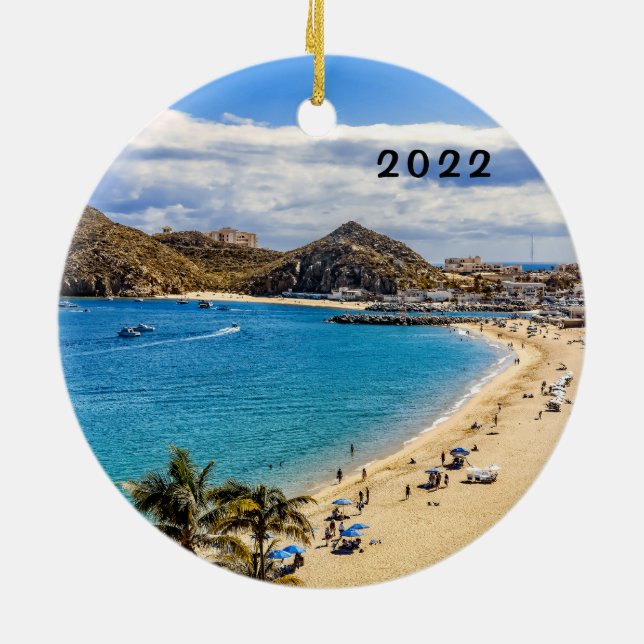 Cabo San Lucas, Medano Beach, Keramik Keramik Ornament (Hinten)