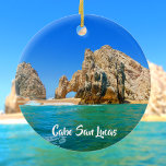 Cabo San Lucas Mexico Beach Arch Keramik Ornament<br><div class="desc">Dieses Design entstand durch digitale Kunst, es kann in dem Bereich personalisiert sein, der durch das Ändern des Fotos oder das Hinzufügen eigener Wörter zur Verfügung gestellt oder angepasst wird. Kontaktieren Sie mich unter colorflowcreations@gmail.com , wenn Sie dieses Design für ein anderes Produkt haben möchten. Kaufen Sie meine originale abstrakte...</div>