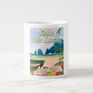 Cabo San Lucas Mexico Reiseplakat Jumbo-Tasse