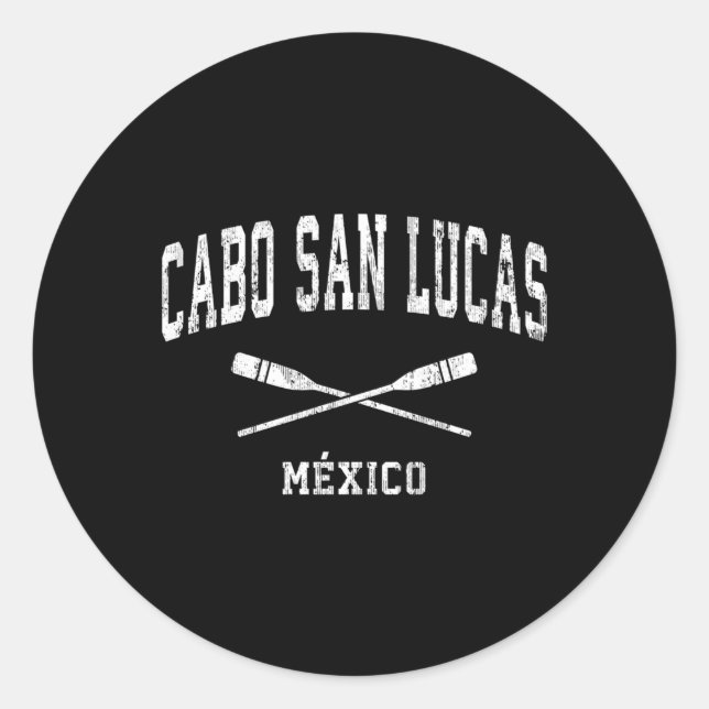 Cabo San Lucas Mexico Wassersportwagen Runder Aufkleber (Vorderseite)