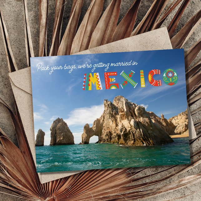 Cabo San Lucas Mexiko Hochzeit Retten Sie das Datu Ankündigung (Von Creator hochgeladen)