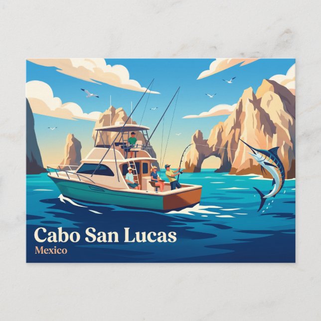 Cabo San Lucas Mexiko Postkarte (Vorderseite)