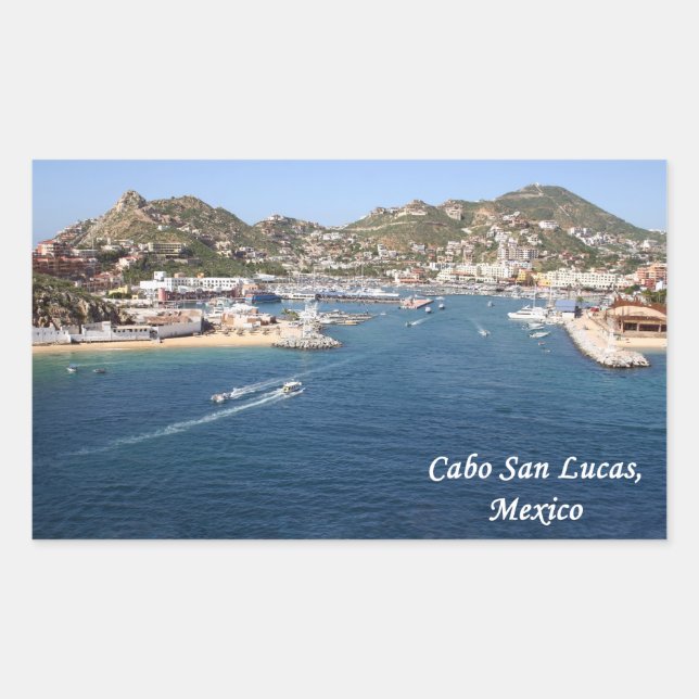 Cabo San Lucas, Mexiko Rechteckiger Aufkleber (Vorderseite)